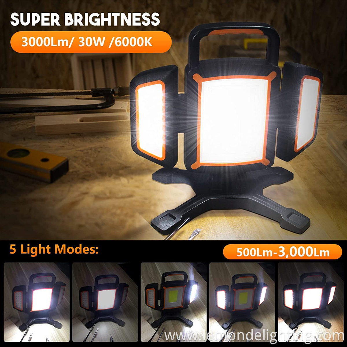 Handy Rotating LED Floodlight